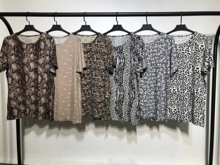  تیشرت ویسکوز یقه گرد