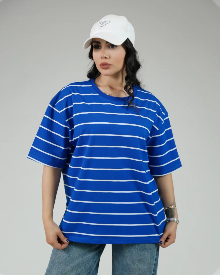 تیشرت باکسی راه راه