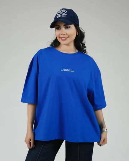 تیشرت باکسی love is easy