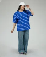 تیشرت باکسی راه راه