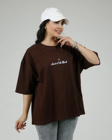 تیشرت باکسی طرح قلب