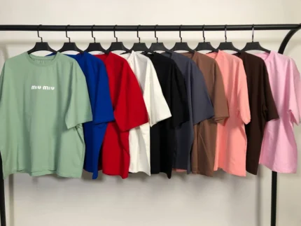 تیشرت باکسی چاپ miu miu