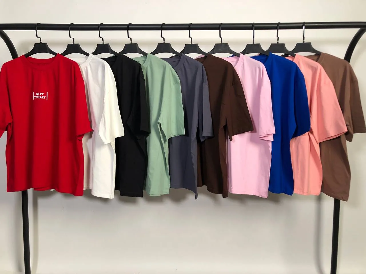 تیشرت باکسی چاپ not today تیشرت باکسی چاپ not today