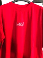 تیشرت باکسی چاپ not today