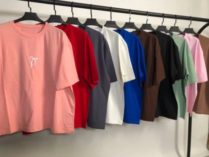 تیشرت باکسی چاپ پاپیون