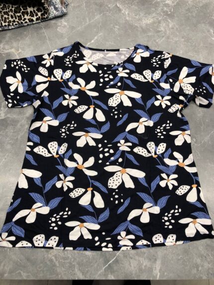 تیشرت ویسکوز یقه گرد