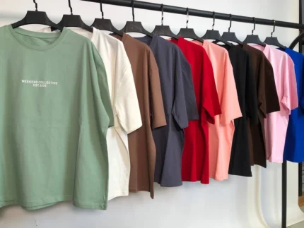 تیشرت باکسی چاپ weekend