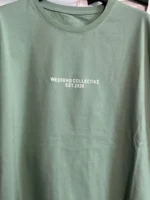 تیشرت باکسی چاپ weekend