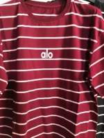 تیشرت باکسی راه راه چاپ الو