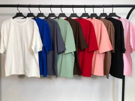 تیشرت باکسی ساده بدون چاپ