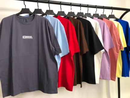 تیشرت لانگ پنبه چاپ DIESEL