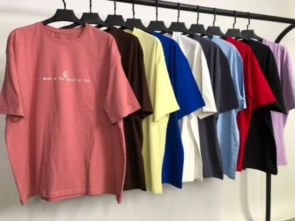 تیشرت لانگ پنبه چاپ MADE IN