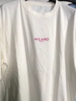 تیشرت لانگ پنبه چاپ MILANO