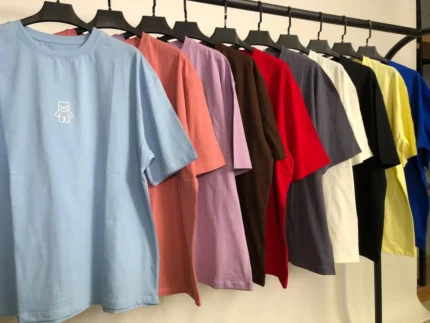 تیشرت لانگ پنبه چاپ پاندا