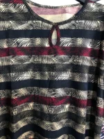 تیشرت ویسکوز یقه اشکی پک طرح بندی اول