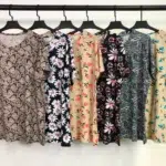 تیشرت ویسکوز یقه گرد پک 1