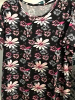 تیشرت ویسکوز یقه گرد پک طرح بندی هفتم