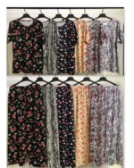 ست تیشرت و شلوار ویسکوز پک طرح بندی دوم