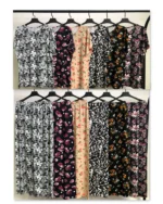 ست تیشرت و شلوار ویسکوز پک طرح بندی سوم