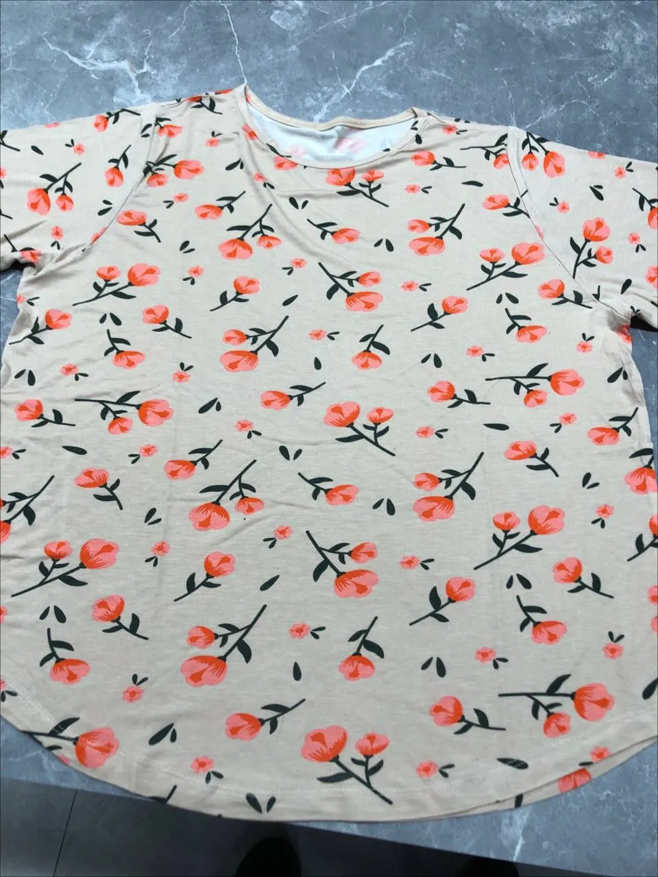 تیشرت آستین سه رب 0014