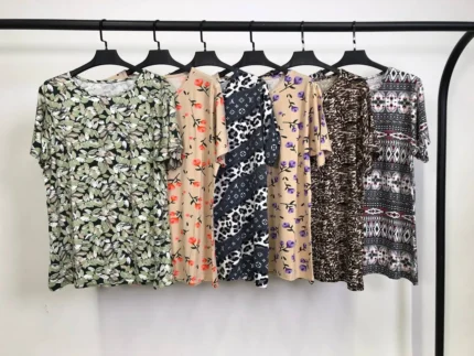 تیشرت یقه گرد پک طرح بندی نهم