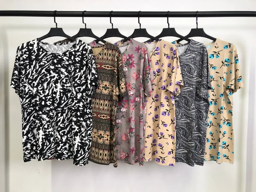 تیشرت یقه گرد پک طرح بندی هشتم